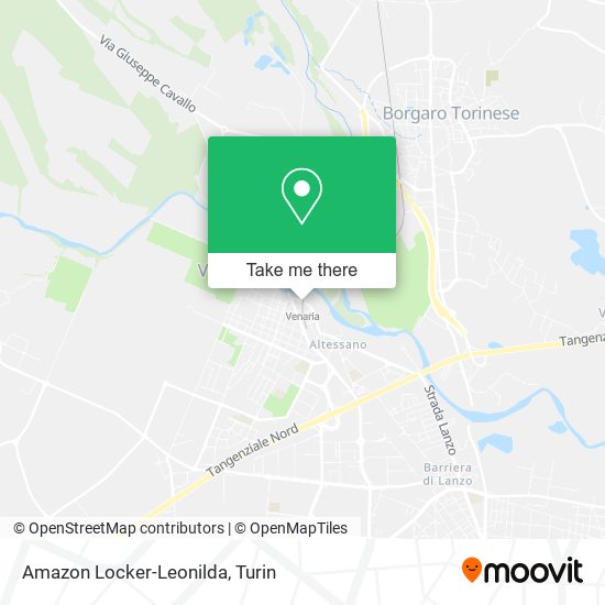 Amazon Locker-Leonilda map