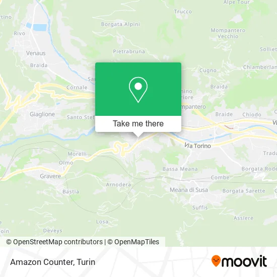 Amazon Counter map