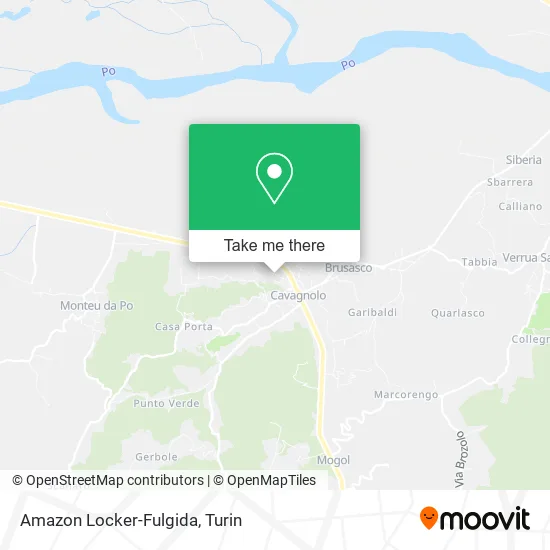 Amazon Locker-Fulgida map