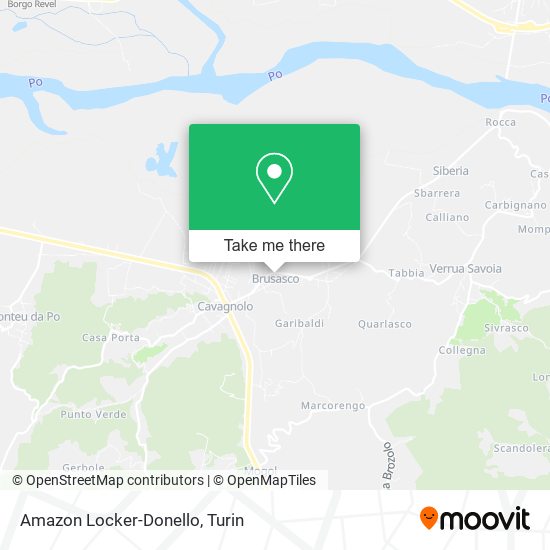 Amazon Locker-Donello map