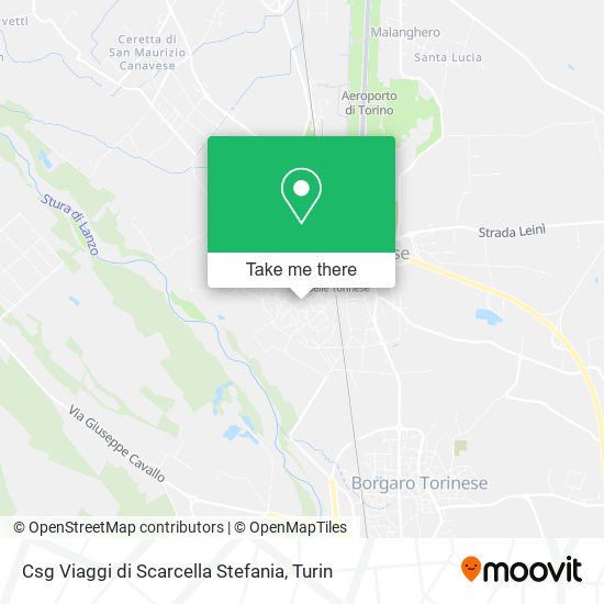Csg Viaggi di Scarcella Stefania map