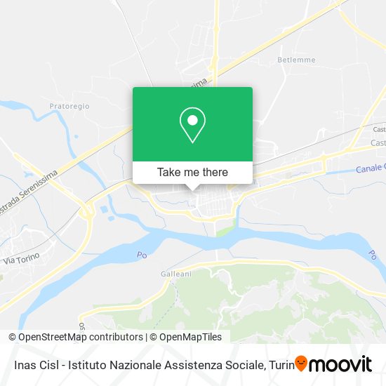 Inas Cisl - Istituto Nazionale Assistenza Sociale map