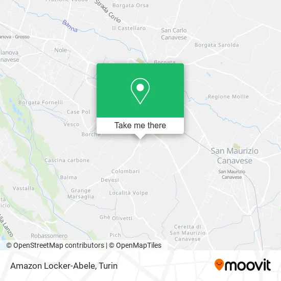 Amazon Locker-Abele map