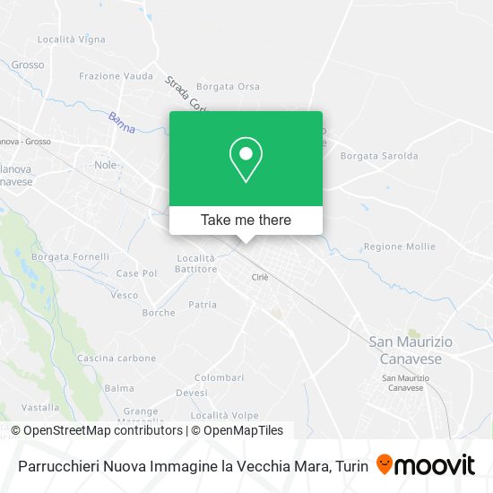 Parrucchieri Nuova Immagine la Vecchia Mara map