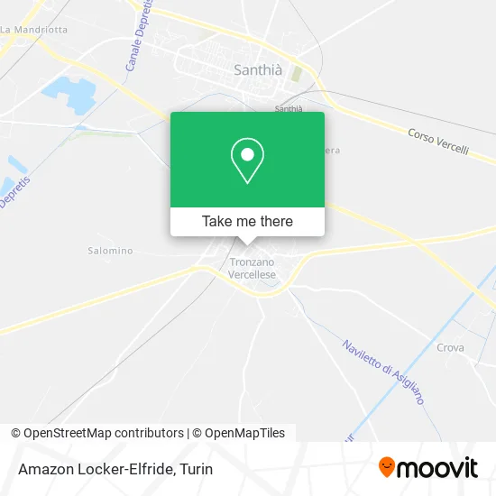 Amazon Locker-Elfride map