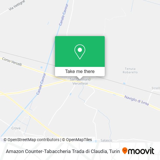 Amazon Counter-Tabaccheria Trada di Claudia map