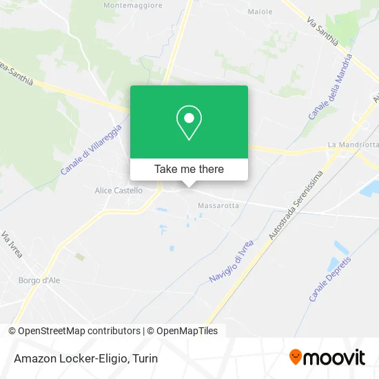 Amazon Locker-Eligio map