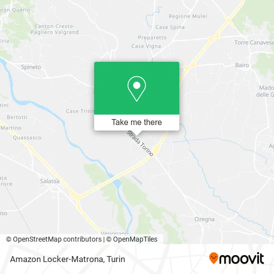 Amazon Locker-Matrona map