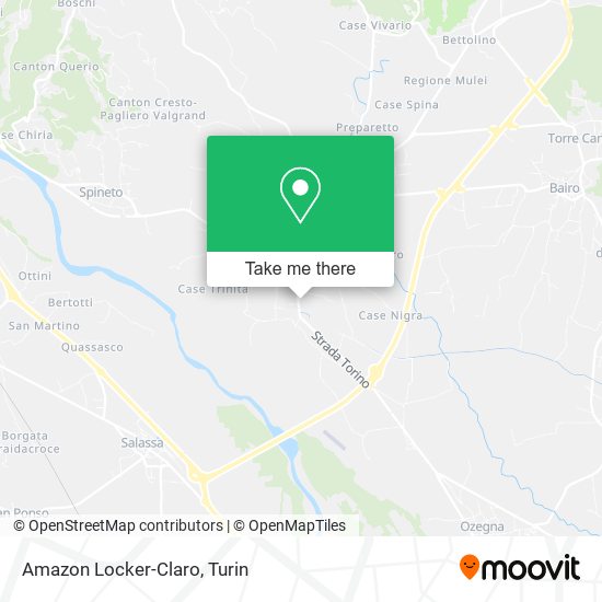 Amazon Locker-Claro map