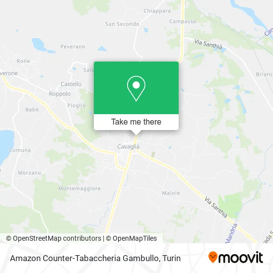 Amazon Counter-Tabaccheria Gambullo map