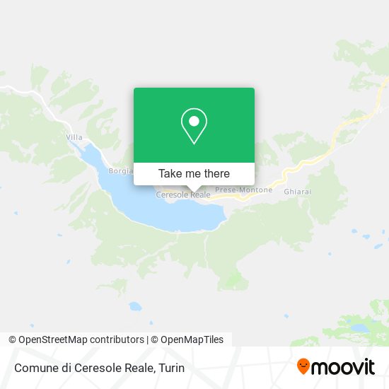 Comune di Ceresole Reale map