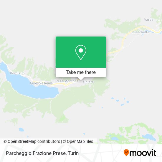 Parcheggio Frazione Prese map