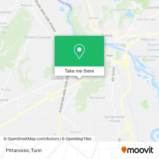 Pittarosso map