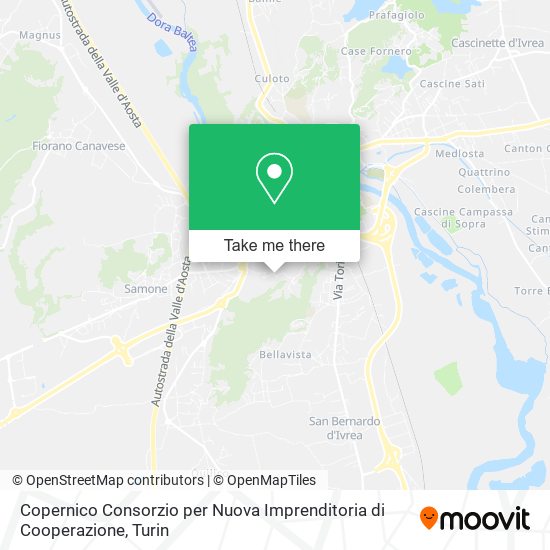 Copernico Consorzio per Nuova Imprenditoria di Cooperazione map