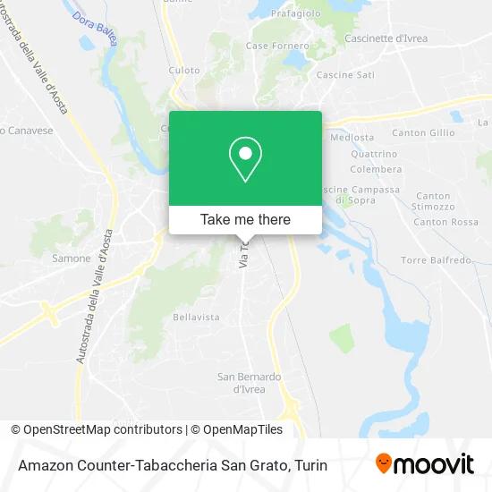 Amazon Counter-Tabaccheria San Grato map