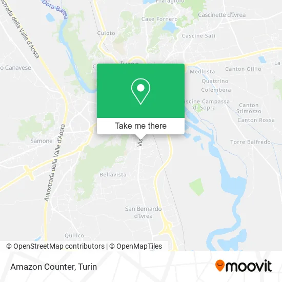 Amazon Counter map