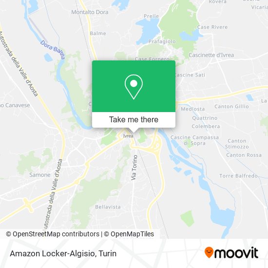 Amazon Locker-Algisio map