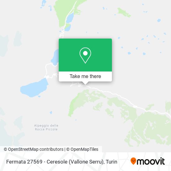 Fermata 27569 - Ceresole (Vallone Serru) map