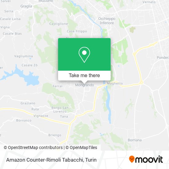 Amazon Counter-Rimoli Tabacchi map