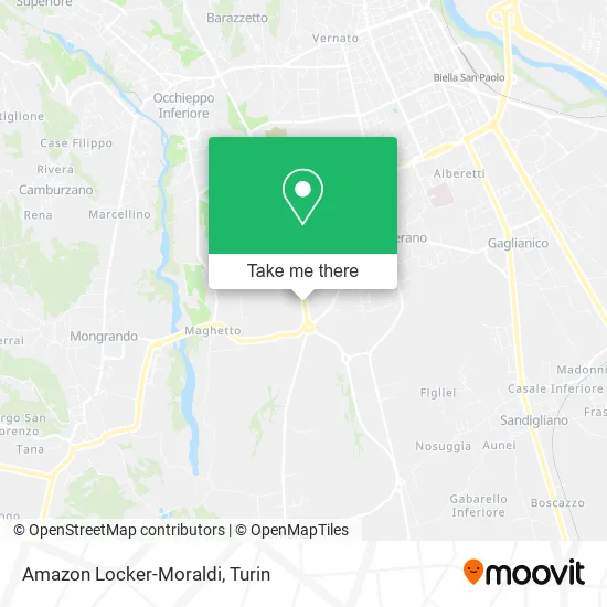 Amazon Locker-Moraldi map