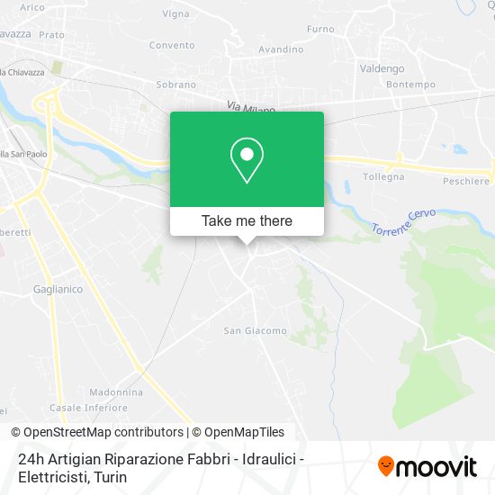 24h Artigian Riparazione Fabbri - Idraulici - Elettricisti map