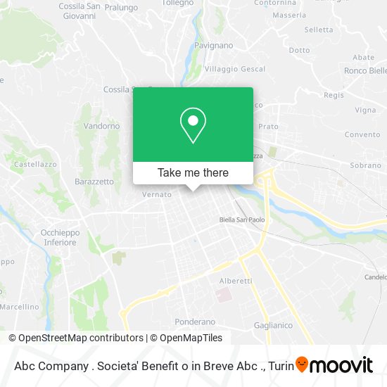 Abc Company . Societa' Benefit o in Breve Abc . map