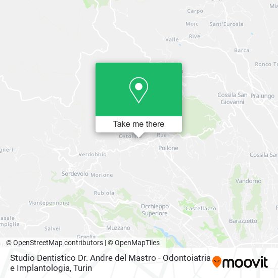 Studio Dentistico Dr. Andre del Mastro - Odontoiatria e Implantologia map