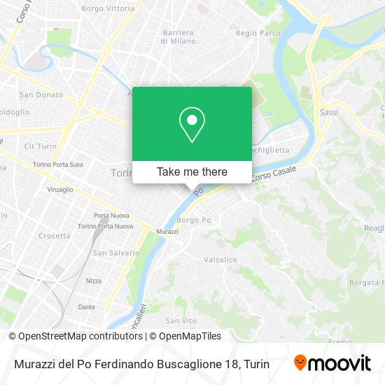 Murazzi del Po Ferdinando Buscaglione  18 map