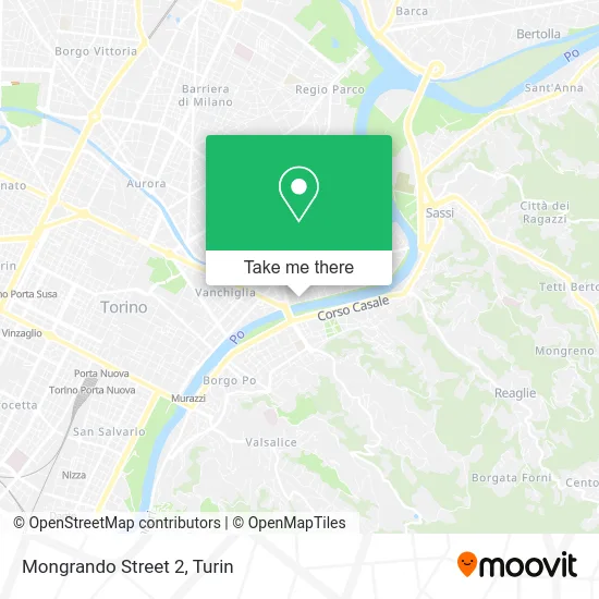 Mongrando Street 2 map