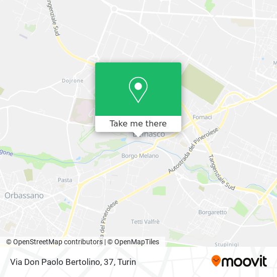 Via Don Paolo Bertolino, 37 map