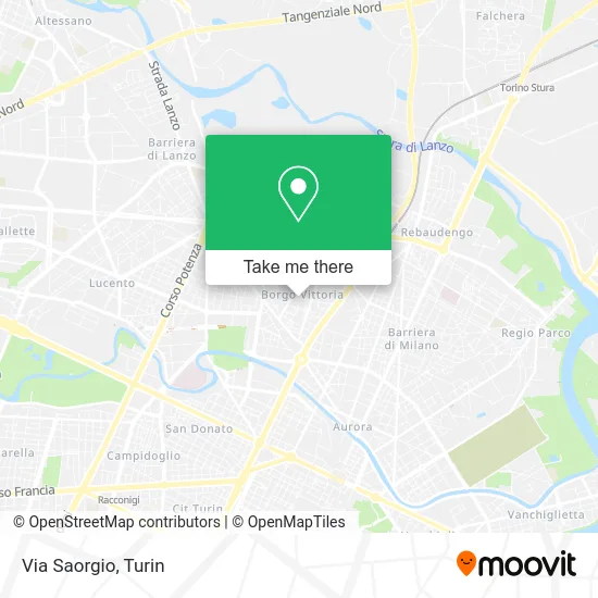 Via Saorgio map