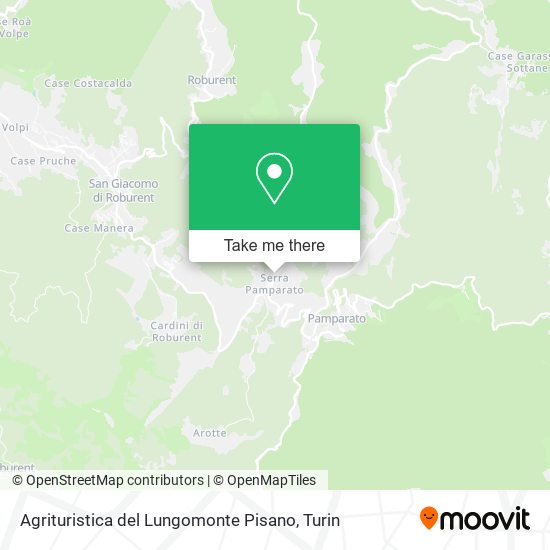 Agrituristica del Lungomonte Pisano map