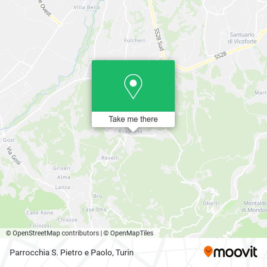 Parrocchia S. Pietro e Paolo map