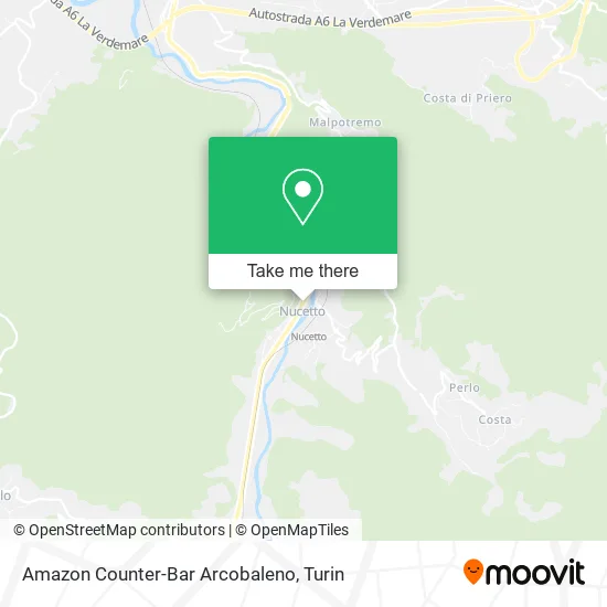 Amazon Counter-Bar Arcobaleno map