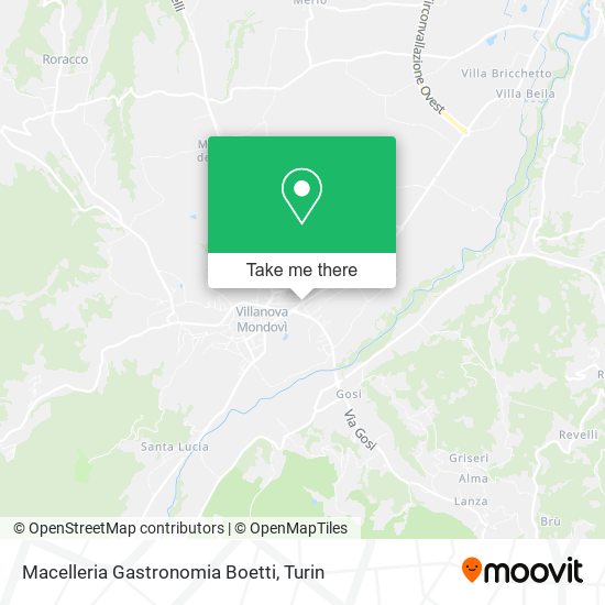 Macelleria Gastronomia Boetti map