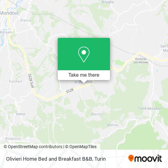 Olivieri Home Bed and Breakfast B&B map