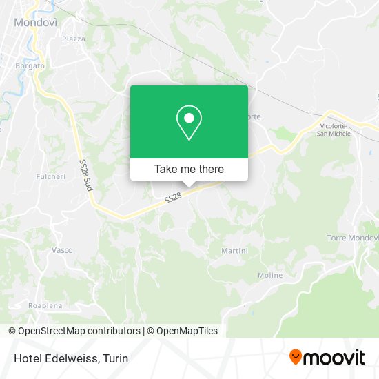 Hotel Edelweiss map