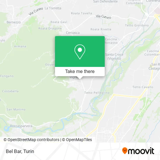 Bel Bar map