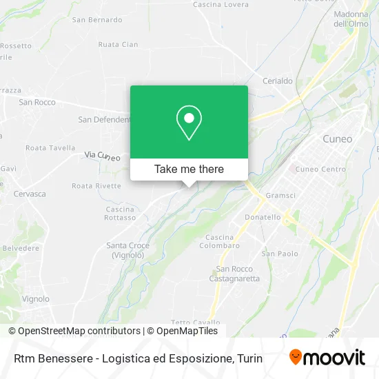RTM Wellness - Logistics and Showroom map
