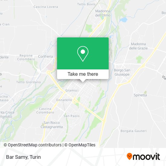 Bar Samy map