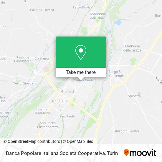 Banca Popolare Italiana Società Cooperativa map