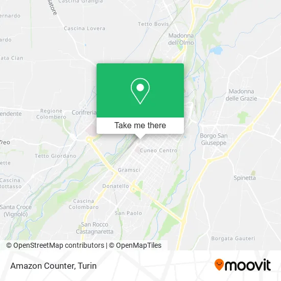 Amazon Counter map