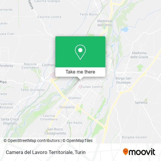Camera del Lavoro Territoriale map