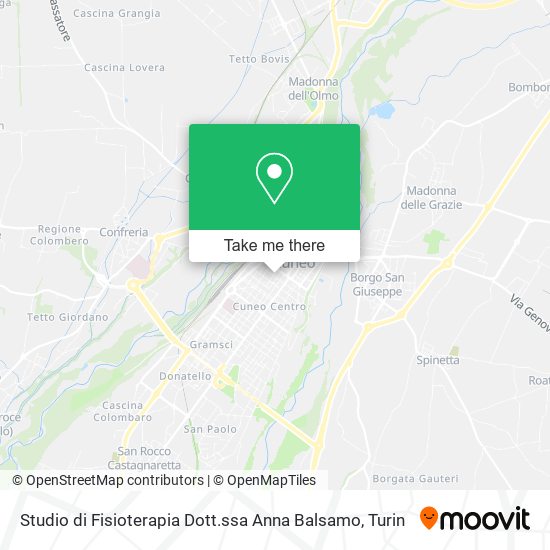 Studio di Fisioterapia Dott.ssa Anna Balsamo map