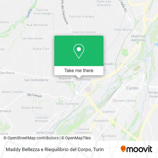 Maddy Bellezza e Riequilibrio del Corpo map