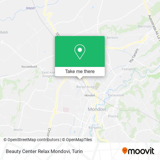 Beauty Center Relax Mondovi map