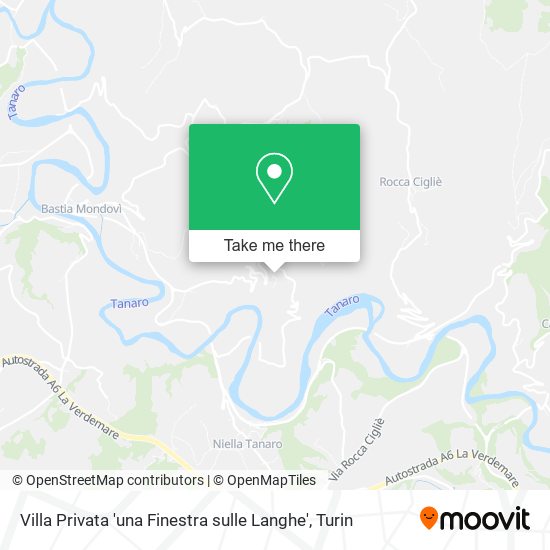 Villa Privata 'una Finestra sulle Langhe' map