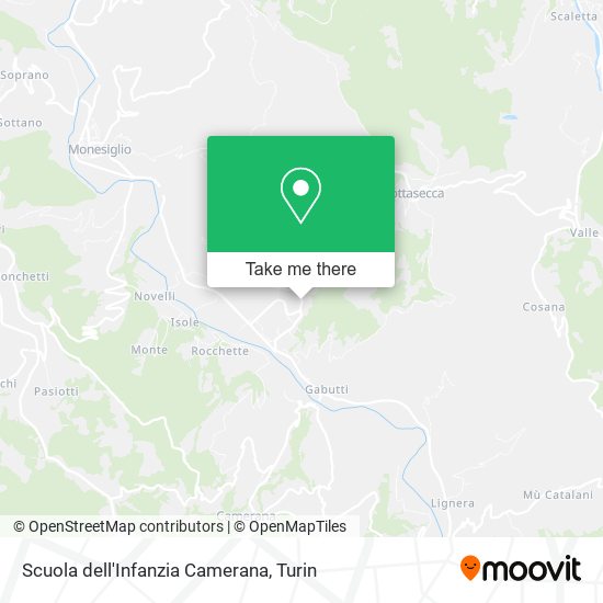 Scuola dell'Infanzia Camerana map