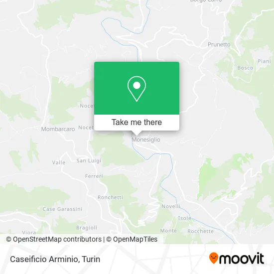 Caseificio Arminio map