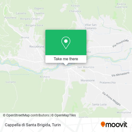 Cappella di Santa Brigida map